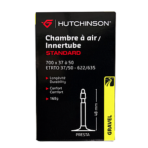 HUTCHINSON PRESTA VALVE 60 mm GRAVEL TUBE 700 x 37-50