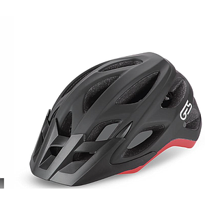 **GES TRAIL HELMET BLACK/RED M (54-58)