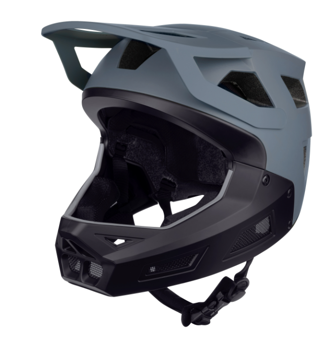 FORCE DROP DOWNHILL HELMET GREY/BLACK L/XL (58-61)
