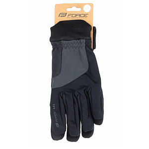 FORCE X82 WINTER GLOVES BLACK L