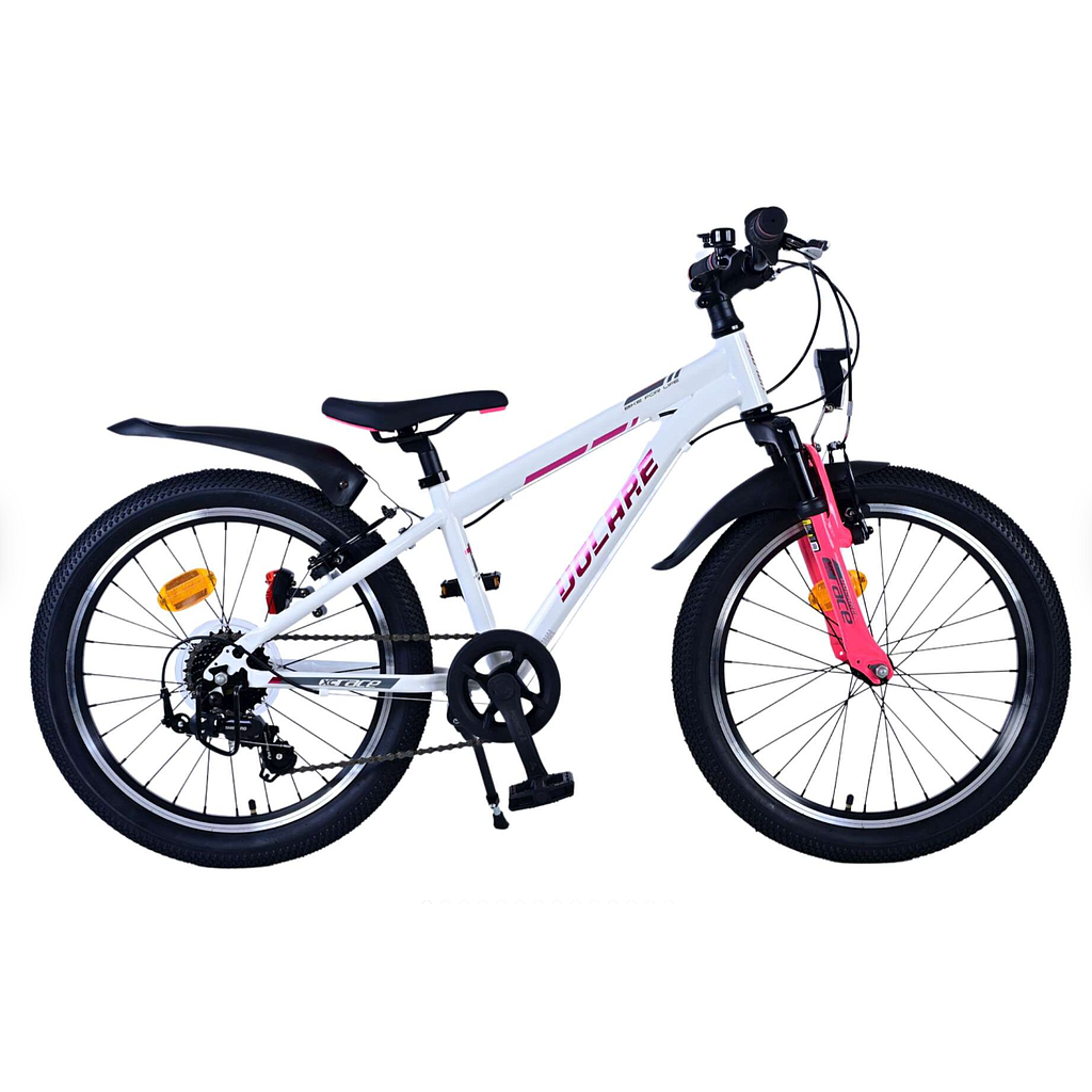 VOLARE XC RACE CHILDREN'S BIKE 20&quot; WHEEL 7-SPEED WHITE/PINK