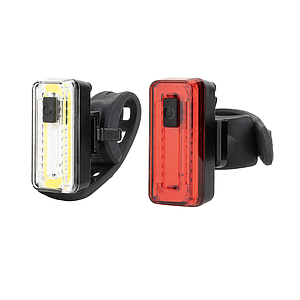 FORCE BINE USB LIGHT SET FR 40LM RE 10LM
