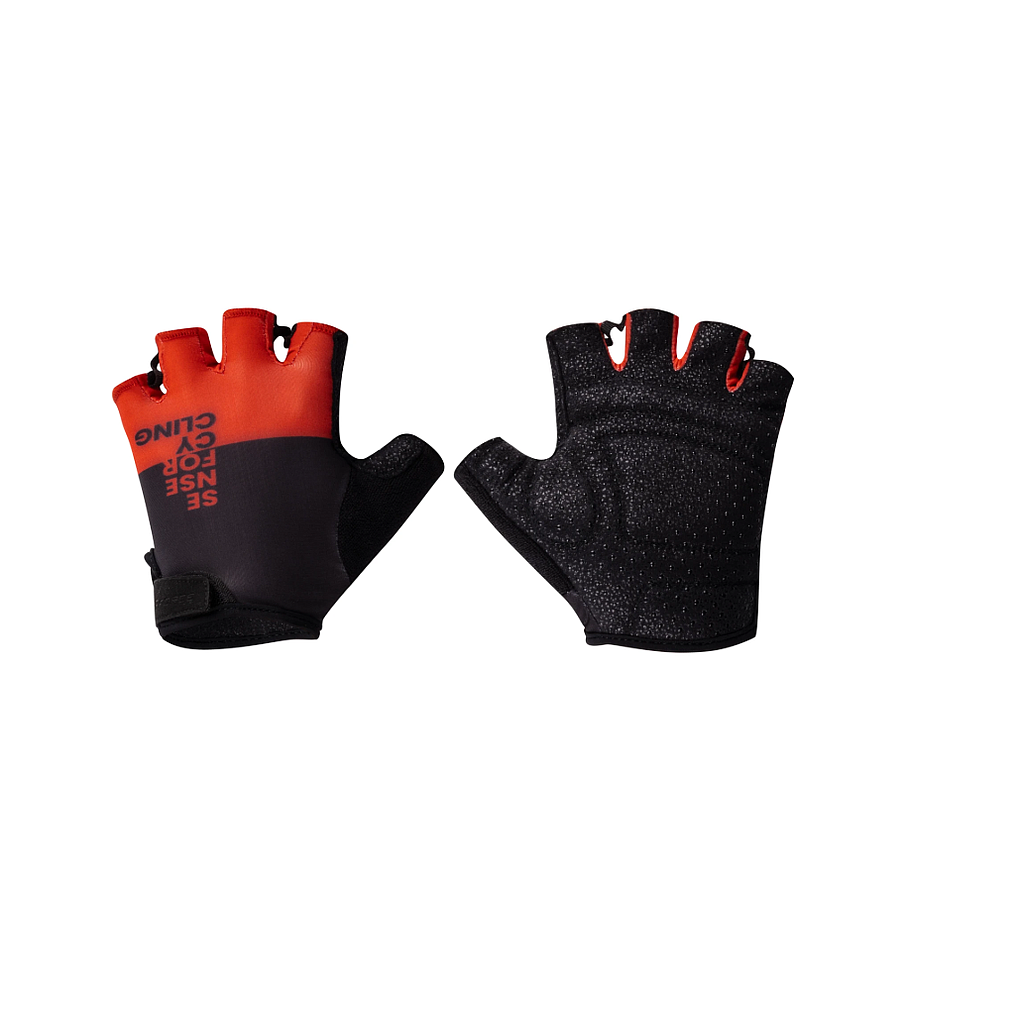 FORCE FINE MITTS M, BLACK/RED