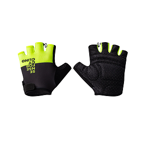 FORCE FINE MITTS L, BLACK/FLUO