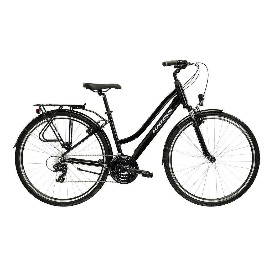 KROSS TRANS 1.0 D LADY'S BLACK/SILVER 17"