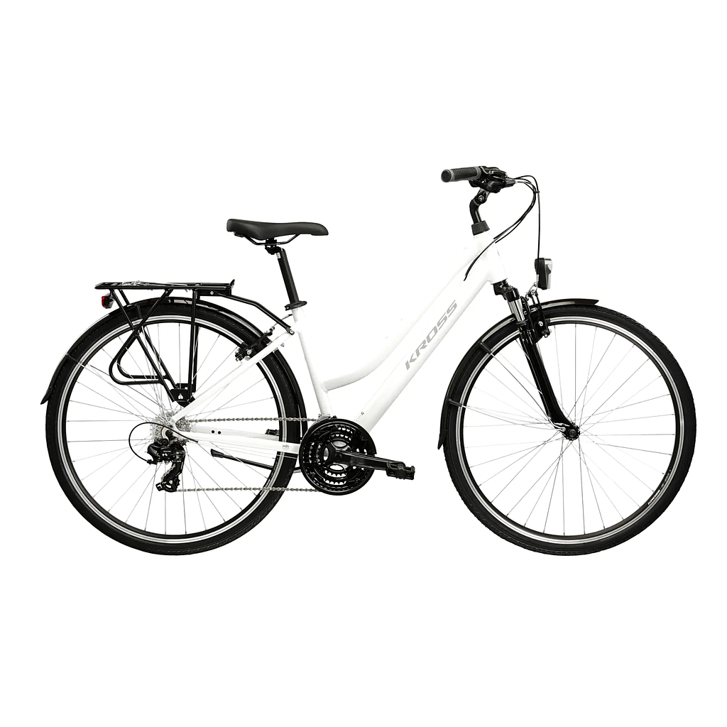 KROSS TRANS 1.0 WHITE/GREY/GLOSS 19"
