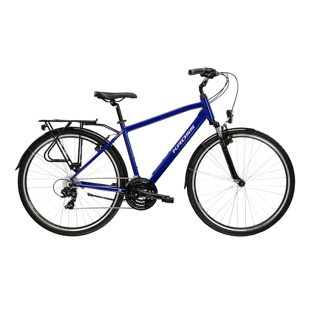 KROSS TRANS GENTS 1.0 NAVY BLUE/SILVER/GLOSS 19"