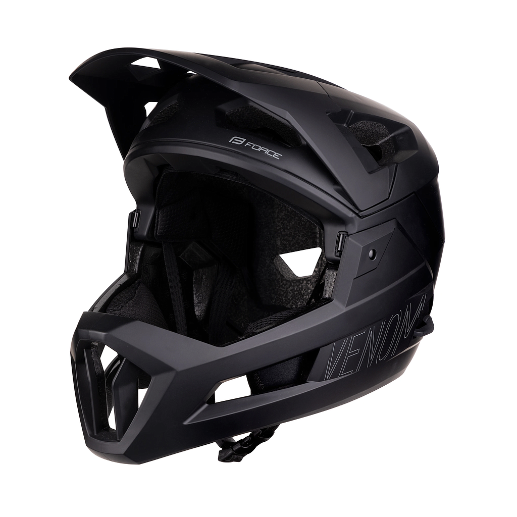 FORCE VENOM DOWNHILL HELMET L-XL(58-61) BLACK