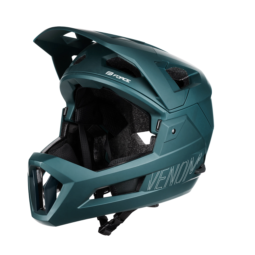 FORCE VENOM DOWNHILL HELMET S-M(55-58) TEAL