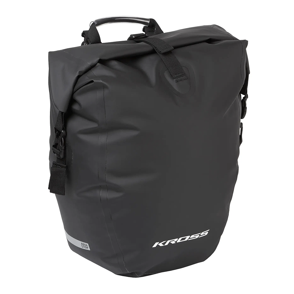 KROSS AQUA STOP SINGLE PANNIER BAG 25 LTR BLACK