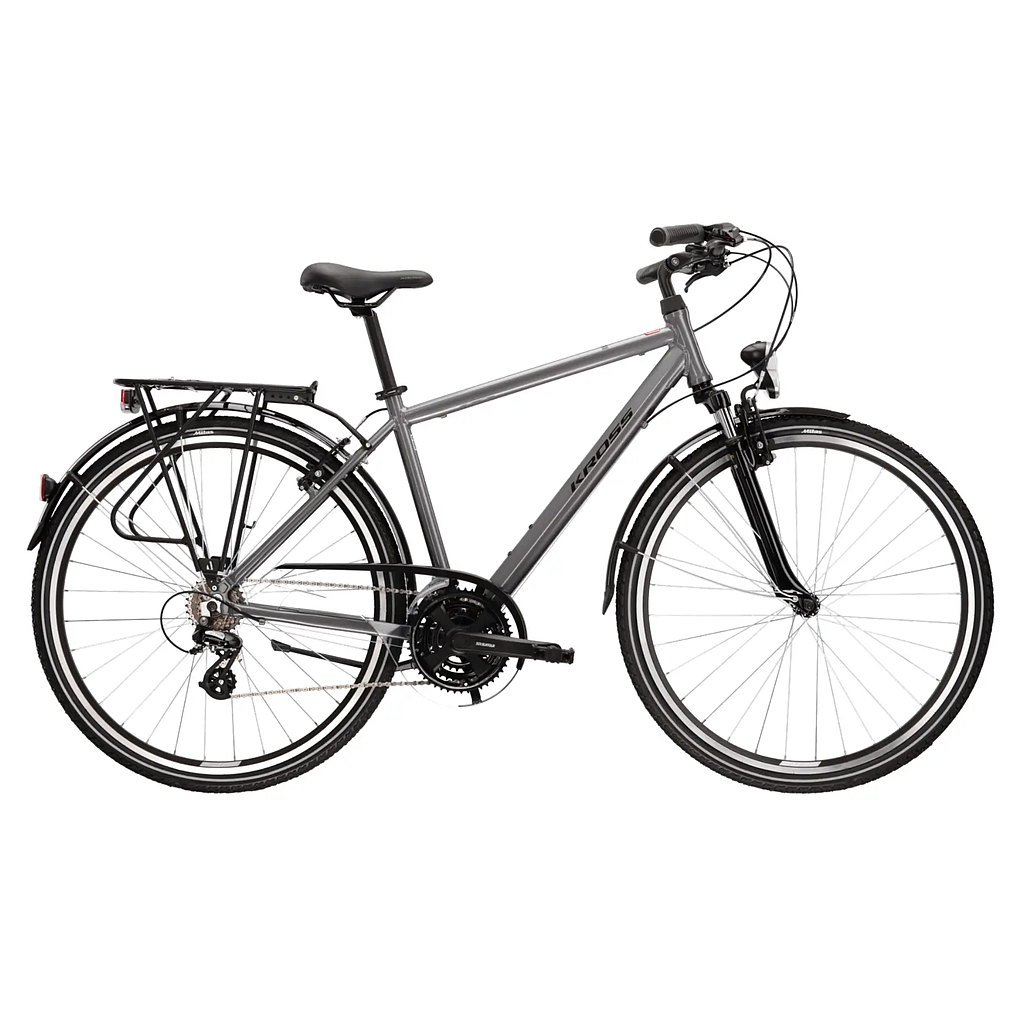 KROSS TRANS 2.0 M GENT'S GRAPHITE BLACK GLOSSY 19"