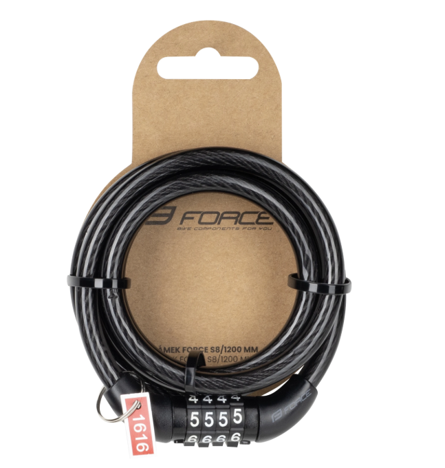 FORCE S8/1200mm COMBINATION LOCK 120CM X 8 mm WITHOUT BRACKET.
