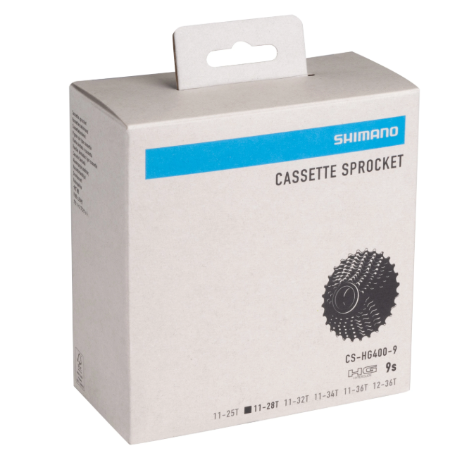 SHIMANO HG 400 9-SPEED CASSETTE  11-28