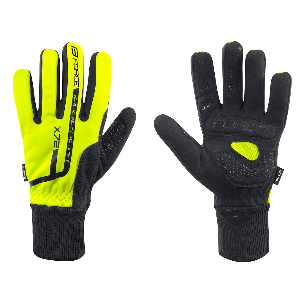**FORCE X72 WINTER GLOVES FLUO LARGE