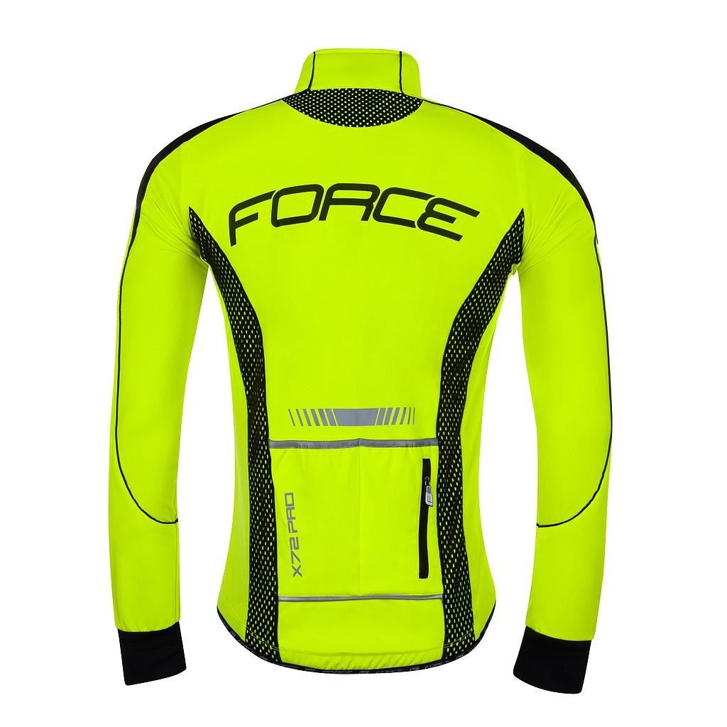 JACKET FORCE X72 PRO16 SOFTSHELL MAN,FLUO-BLACK M
