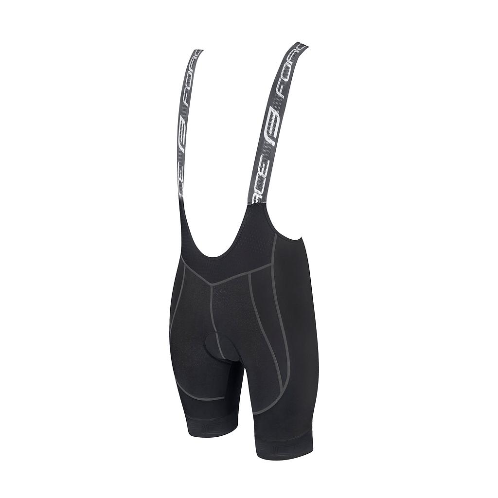 ** FORCE FAME BIBSHORTS  WITH PAD, BLACK M
