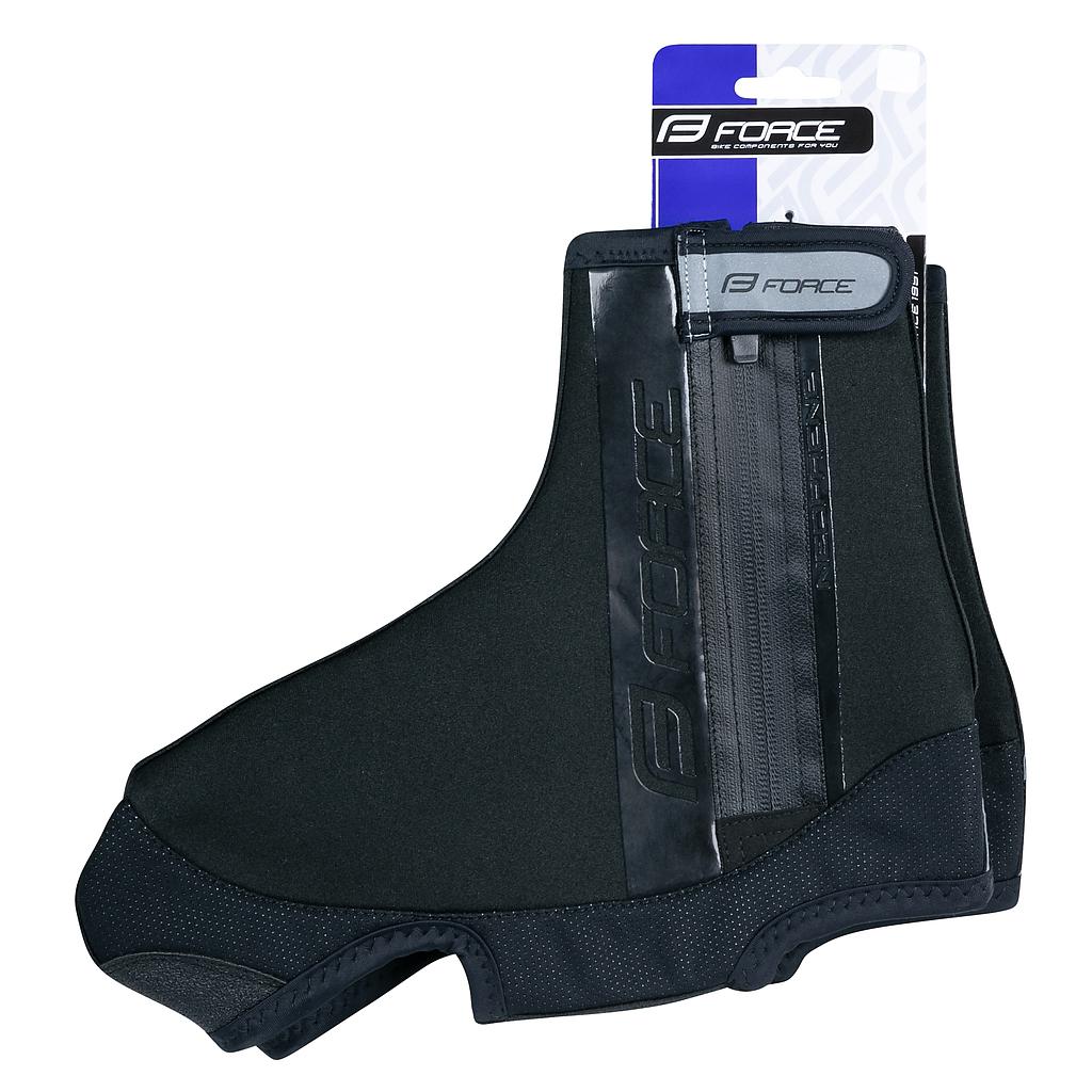 **FORCE NEOPRENE, SHOE COVERS MEDIUM BLACK